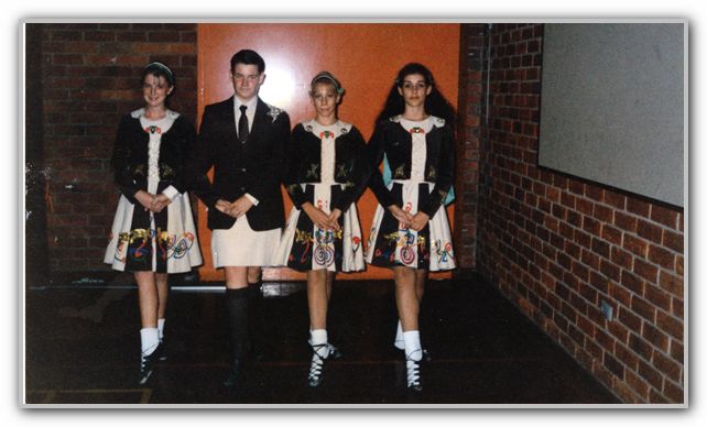 LJ in Irish Dress with friends